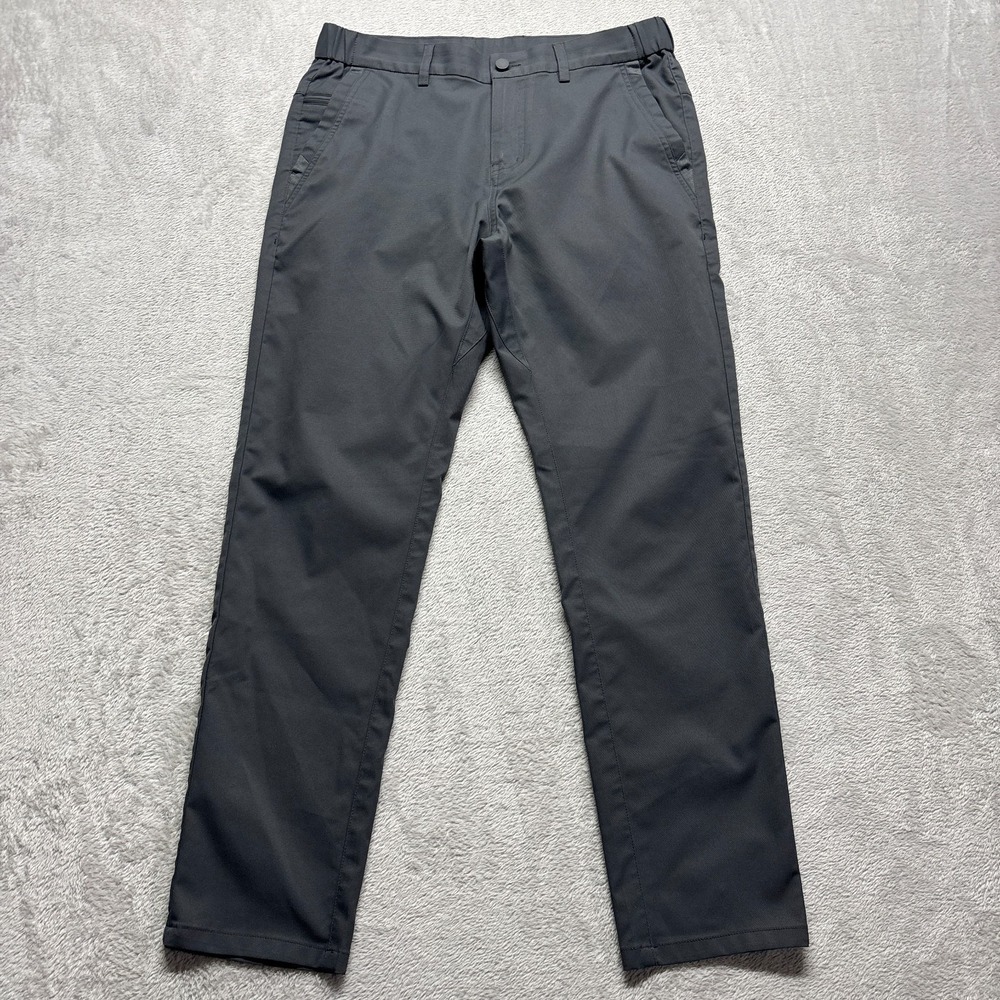 Jack Archer Mens 32x29 Jetsetter Pants Charcoal Gray Tech Chino Performance